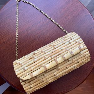 Ann Taylor Bamboo clutch